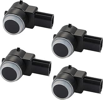 4pcs Reverse Backup Parking Rear Bumper Park Assist Object Sensor 15239247 25961317 25961321 25962147 for Cadillac Buick Chevrolet Chevy GMC