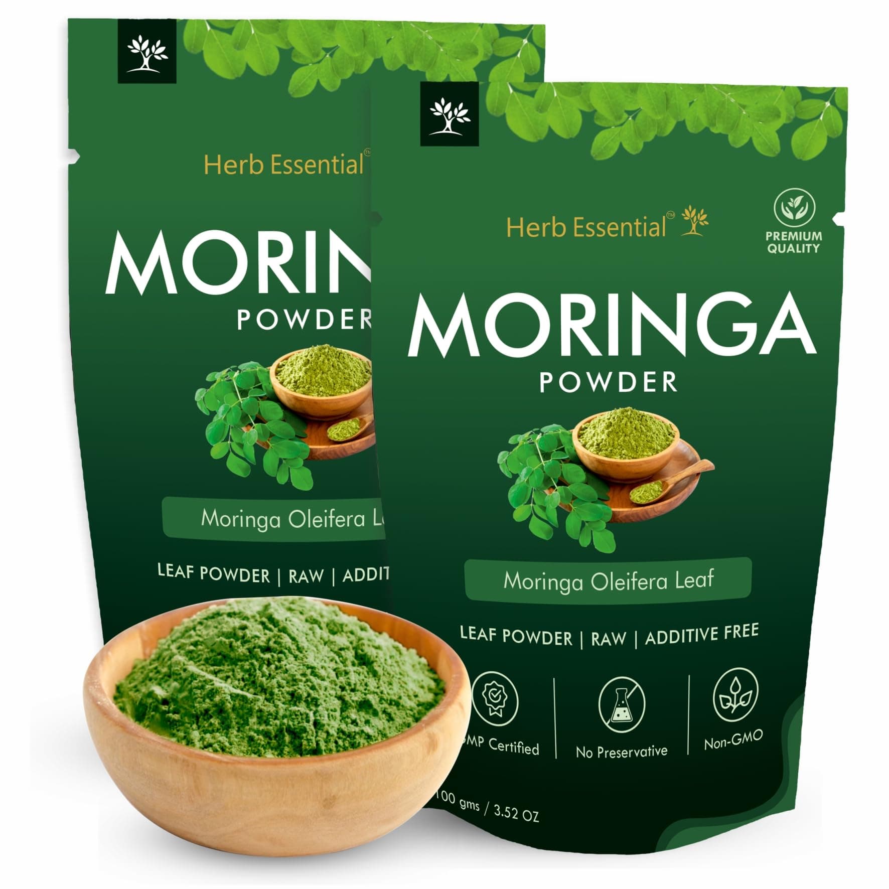 Wild Grown Moringa Leaf Powder - 200g