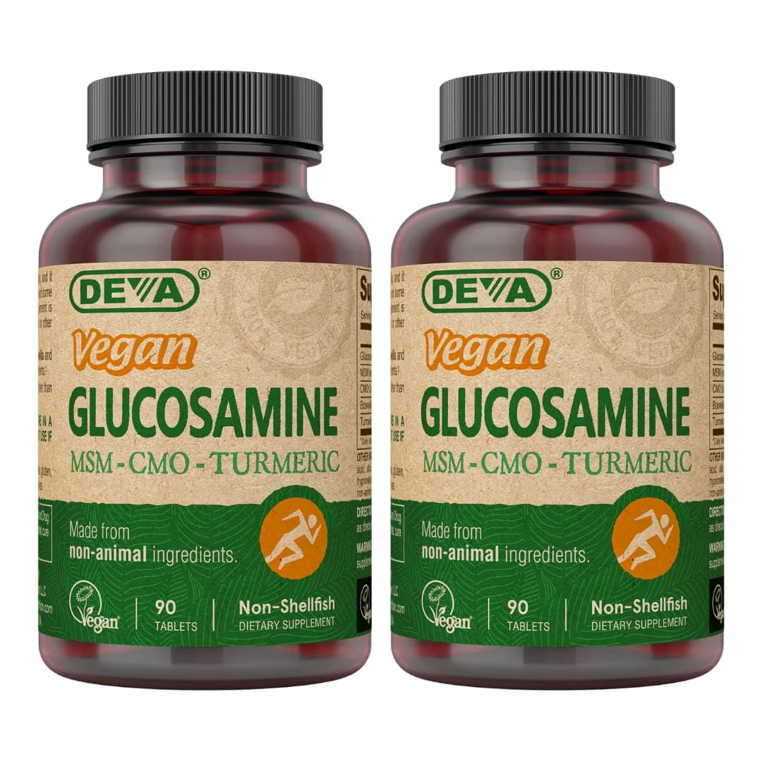Deva Nutrition Vegan Glucosamine Msm & Cmo Joint Support - 90 Tablets