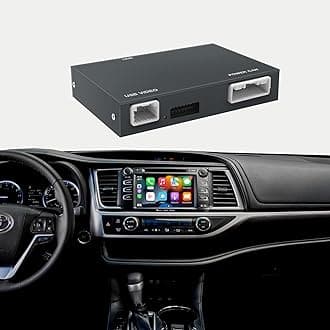 CARabc Wireless Carplay Android Auto Adapter for Toyota with Entune2.0 2014-2019, Fits for Tundra/Highlander/RAV4/Tacoma/Camry/Corolla/Avalon/Prius/CH-R/Sienna