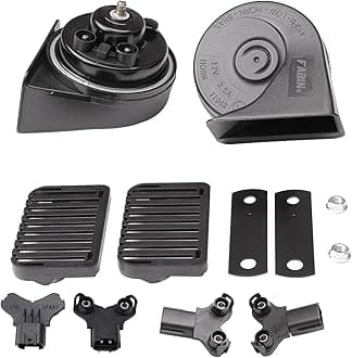 AOLIHAN Car Horn Compatible with Hyundai, 12V Waterproof Snail Horns Loud 125db High/Low Tune (Horn with Plug for Hyundai)