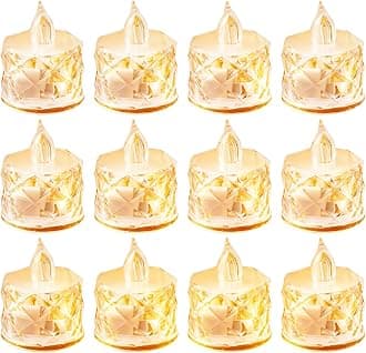 24PCS Flameless LED Candles - Battery Operated Votive Lights for Wedding Centerpieces, Holiday Tablescapes, Yoga Studios - Safe Tabletop Decor for Dinner Parties & Home Ambiance Lighting