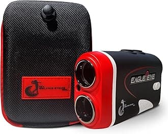 My Golfing Store Eagle Eye Elite Golf Rangefinder with Slope | Precision Laser Range Finder for Golfing | Magnetic Holder | with Batteries | Yardage Measuring Device | Accessories Included