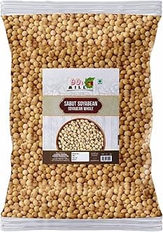 Sabut Soyabean/Soja Bean/Whole Soya Bean Dana/Miracle Bean/Glycin Max/Soya/Soy Seed-980g(980g*1Pkt)