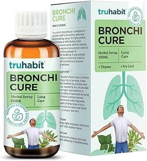 - BronchiCure Herbal Respiratory Support Syrup | Thyme & Ivy Leaf Blend for Lung Wellness | German Science Inspired | 100ml