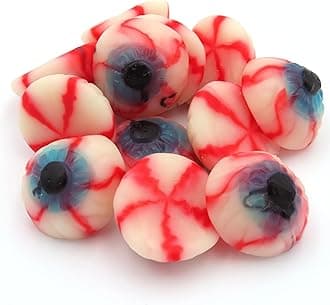 Beulah's Gummy Eyeballs, 1 Pound Package, 50 Pieces of Candy