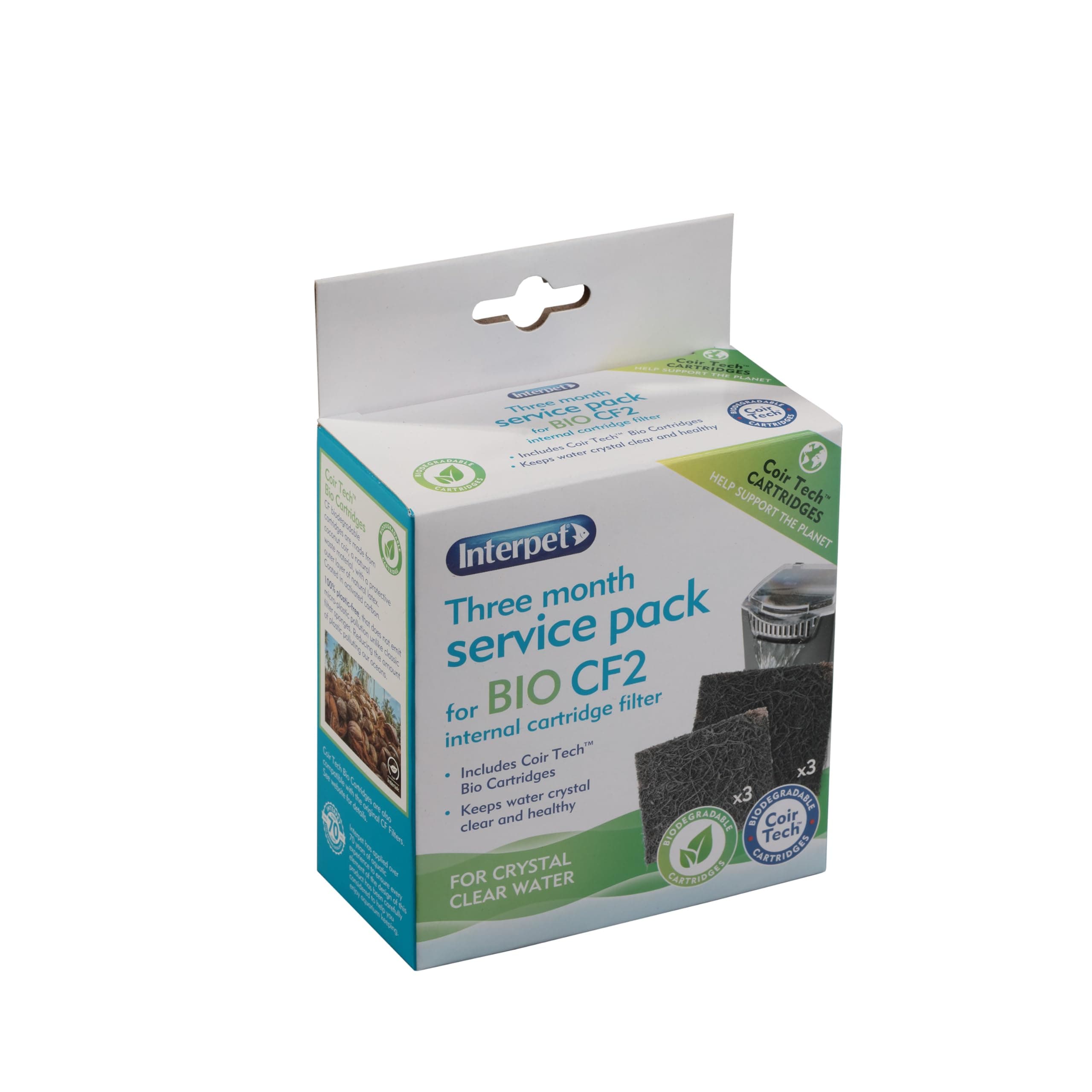 Interpet Internal Cartridge Filter Cf2 Three Month Service Kit