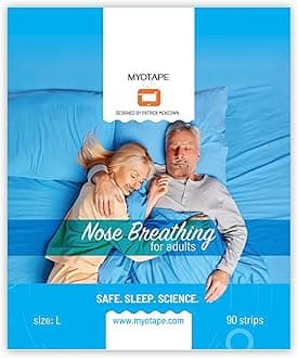 Myotape Sleep Strips | Improve Your Quality, Breathe Through Nose During And Reduce Mouth Breathing Snoring [Expert Designed Tapes Using Elastic Tension]