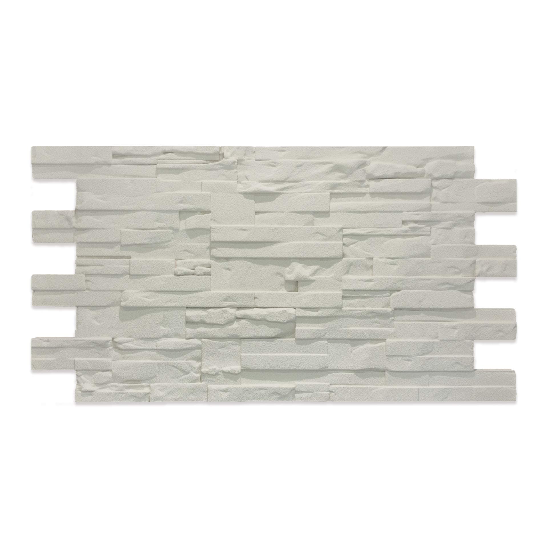 DECORESIN Faux Stack Stone 3D Wall Panel Rebuilt in Polystyrene Resin (Coreno)