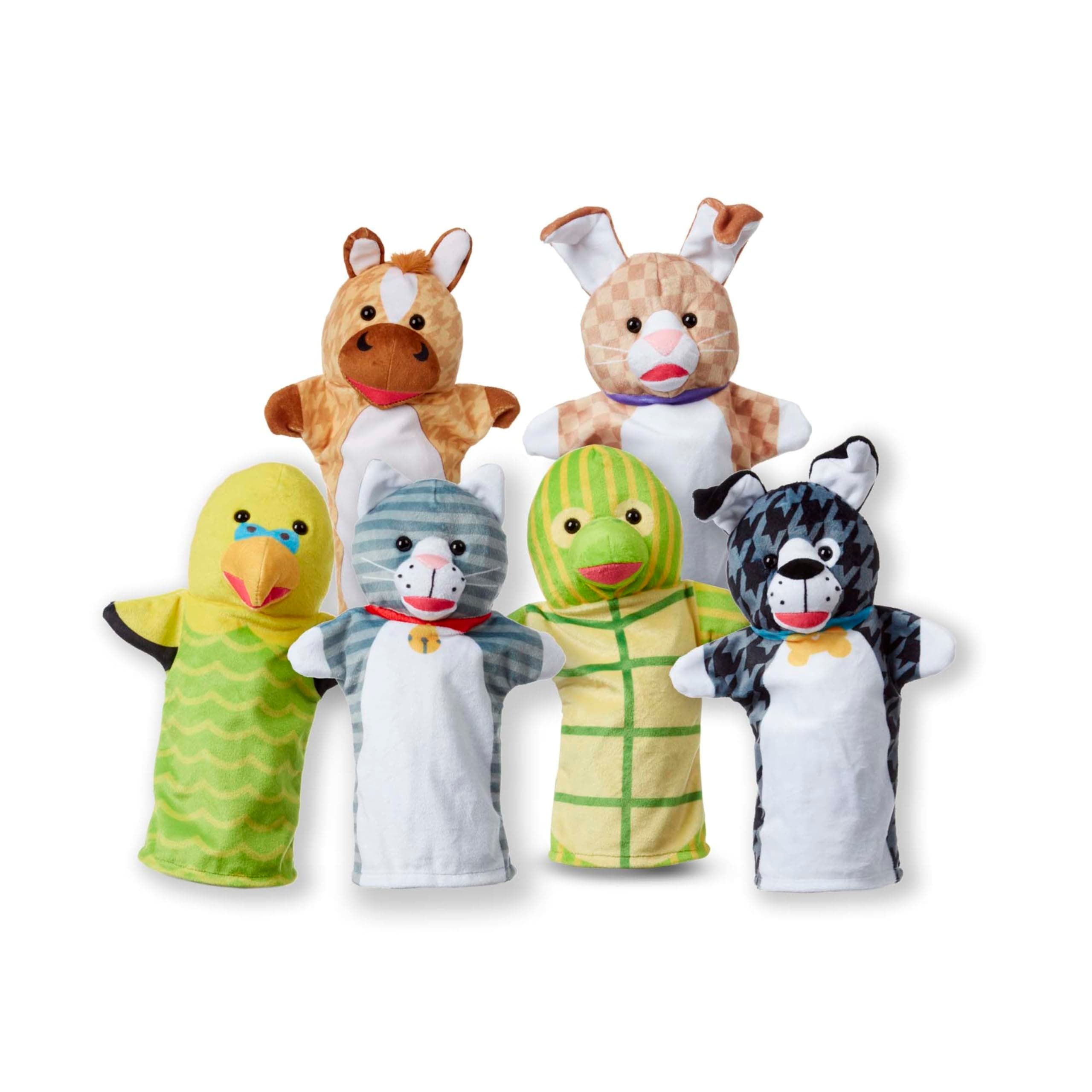 Pet Buddies Hand Puppets (6 Pc)