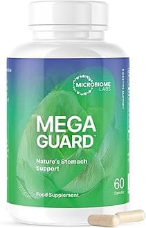 MegaGuard - Gut Health Supplement for Occasional Bloating Relief and Digestive Support, Soothing & Cleanse with Licorice GutGard®, Artichoke Leaf & Ginger Extract (60 Vegan Capsules)