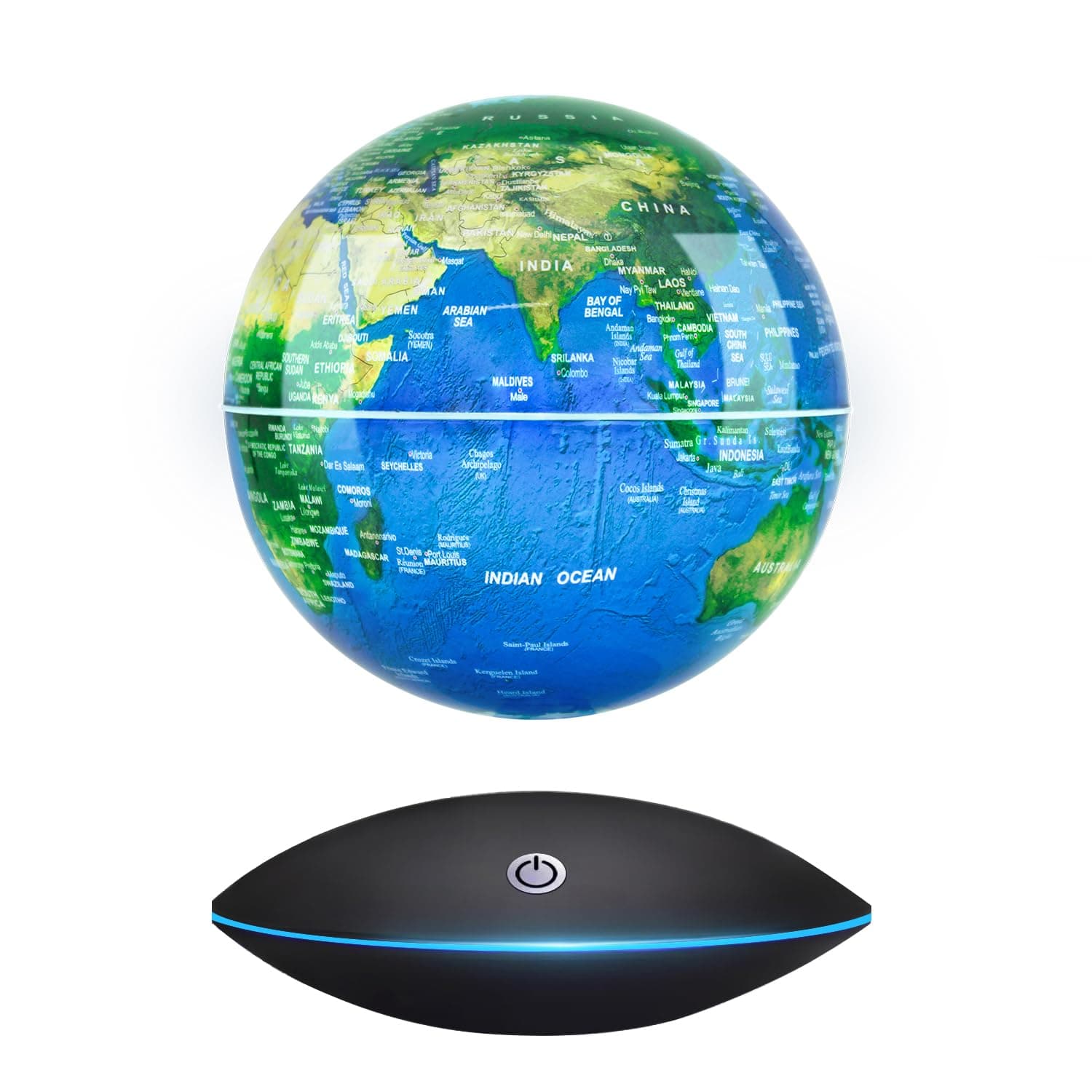 Magnetic Levitation Floating Globe Rotating World Map - Anti Gravity for Educational Gift Home Office Classroom Desk Decoration –