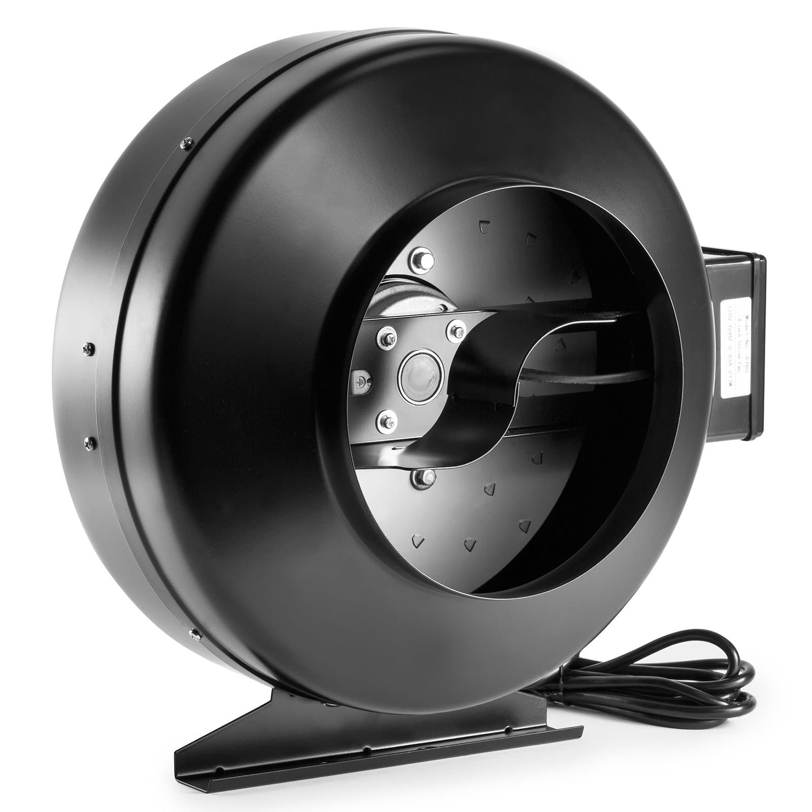 CFM PRO Premium 8 in. Inline Air Blower Fan - Suitable for Hydroponics Ducting or other Exhaust System
