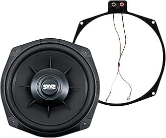 Earthquake Sound SWS-8X 8-Inch Shallow Woofer System Under-the-Seat Subwoofer, 4-Ohm (Single), Black