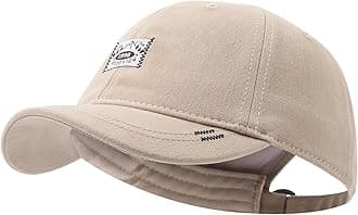 Mens Baseball Cap Short Brim Hats Casual Summer Trucker Hat Low Profile Dad Hats Short Billed Cadet Cap Umpire Hats