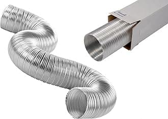 Aluminium Semi Rigid Flexible Duct Cooker Hood Kitchen Extractor Fans 4 5 6 inch (4 inch 3m)