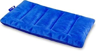 Microwave Heating pad, 6 * 11" Microwavable Moist Heat Pad for Neck Shoulder, Cramps, Back Pain Relief, Warm Compress Rice Bean Bag Hot Pack for Muscles, Joints, Blue