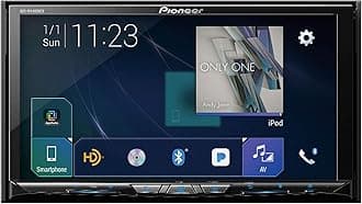 Pioneer Volunteer Audio AVH-W4400NEX Car Stereo Double Din Radio with Wireless Apple CarPlay, Android Auto, Bluetooth