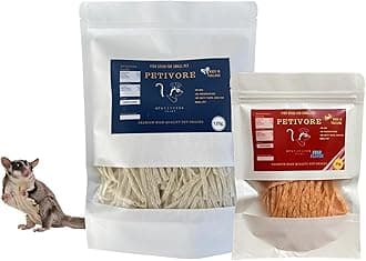 PETIVORE Veteran Combo Large Pack + Crab Flavor Fish Sticks for Sugar Glider and Small Animals