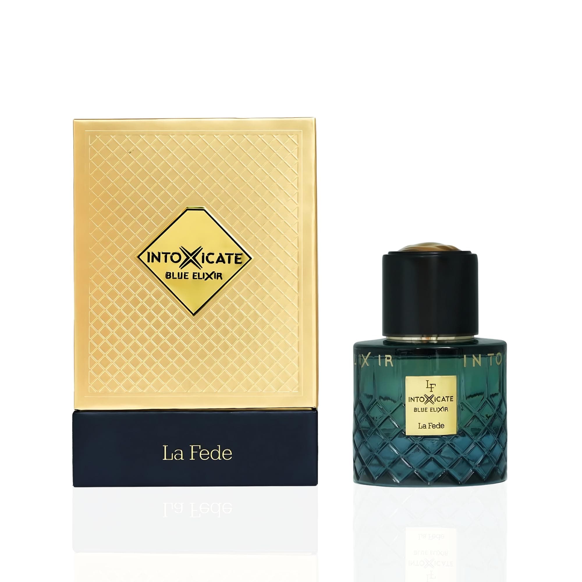 KHADLAJ PERFUMES Intoxicate Blue Elixir for Men 100 ml. Long Lasting EDP Men for Any Occasion with Fresh Scent