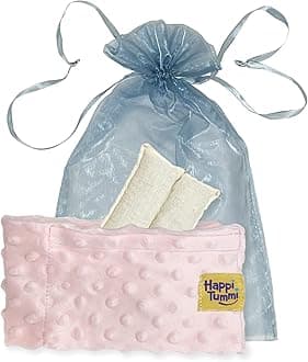 Colic and Gas Relief for Babies and Infants- Heated Belly Wrap for Newborns - Aromatherapy Wrap for Upset Tummy and Constipation