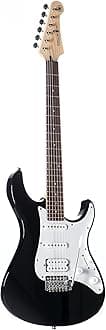 PACIFICA012 Electric Guitar – Black, 6-String Solid-Body, Versatile Sound with Powerful Pickups, Smooth Neck, Durable Build, Ideal for Stage, Studio & Practice Sessions