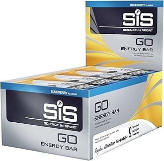 – GO Energy Bar | 26g Carbohydrates | 4.5g Protein | Easily Digestible | High Carb Snack | Blueberry Flavour | 30 Pack
