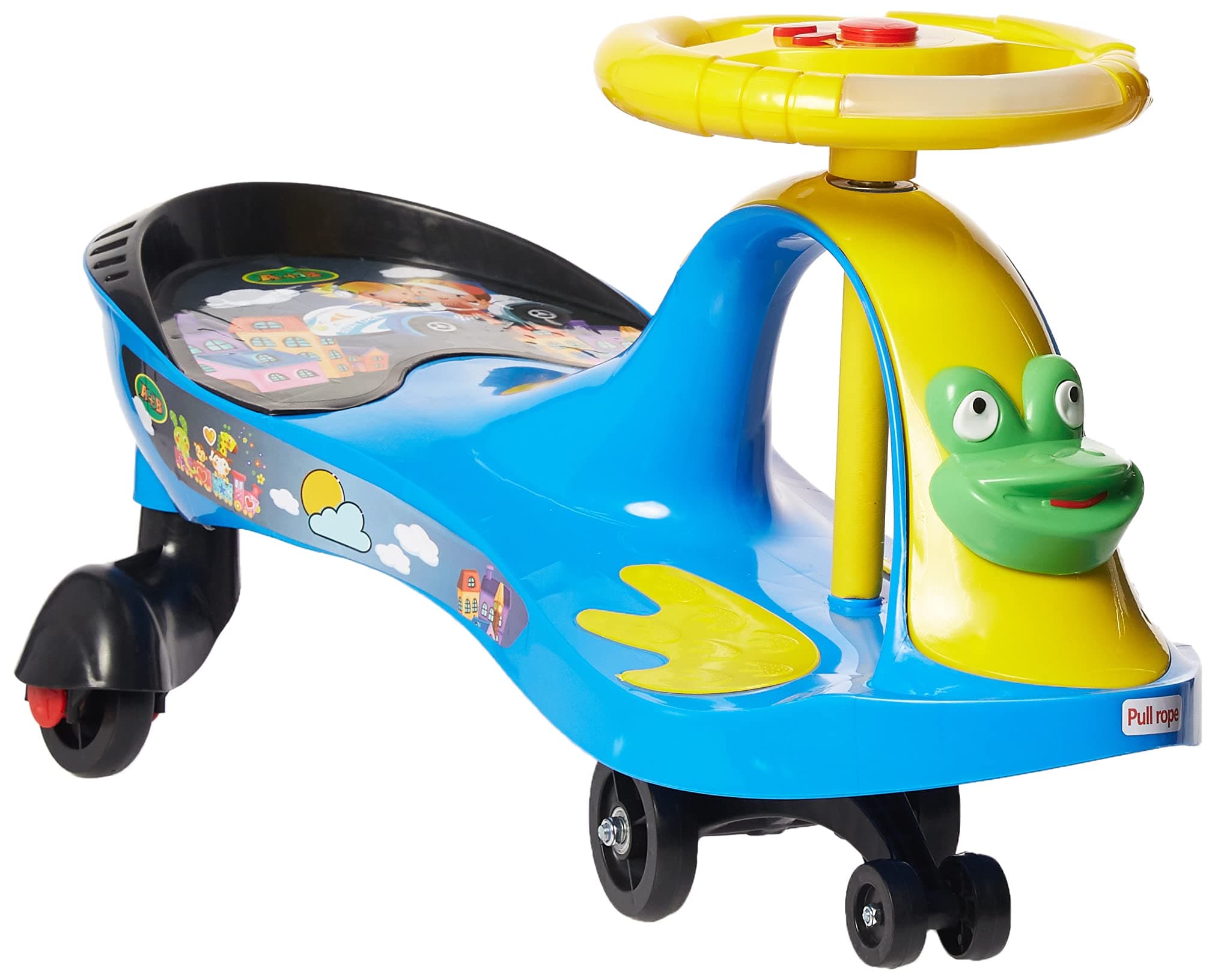 Kids Swing Car Ride On, Blue