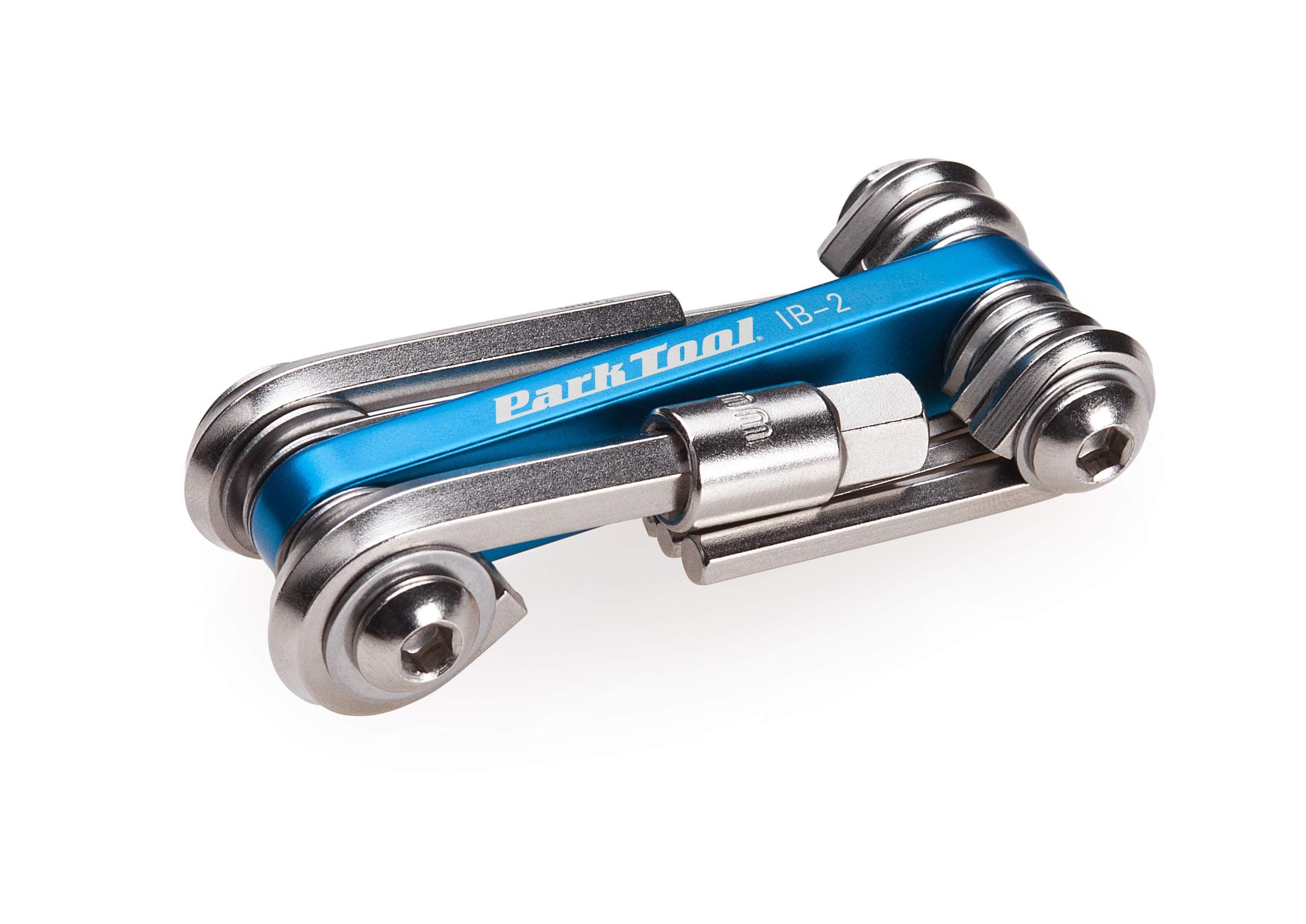 Park Tool IB-2 I-Beam Mini Fold-Up Hex Wrench Screwdriver and Star-Shaped Wrench Set Tool