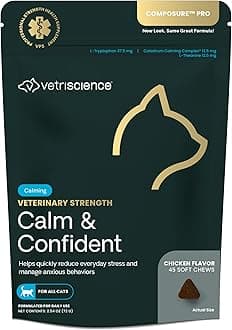 VETRISCIENCE Composure COMPOSURE PRO Chews for FELINES, 45 Chews
