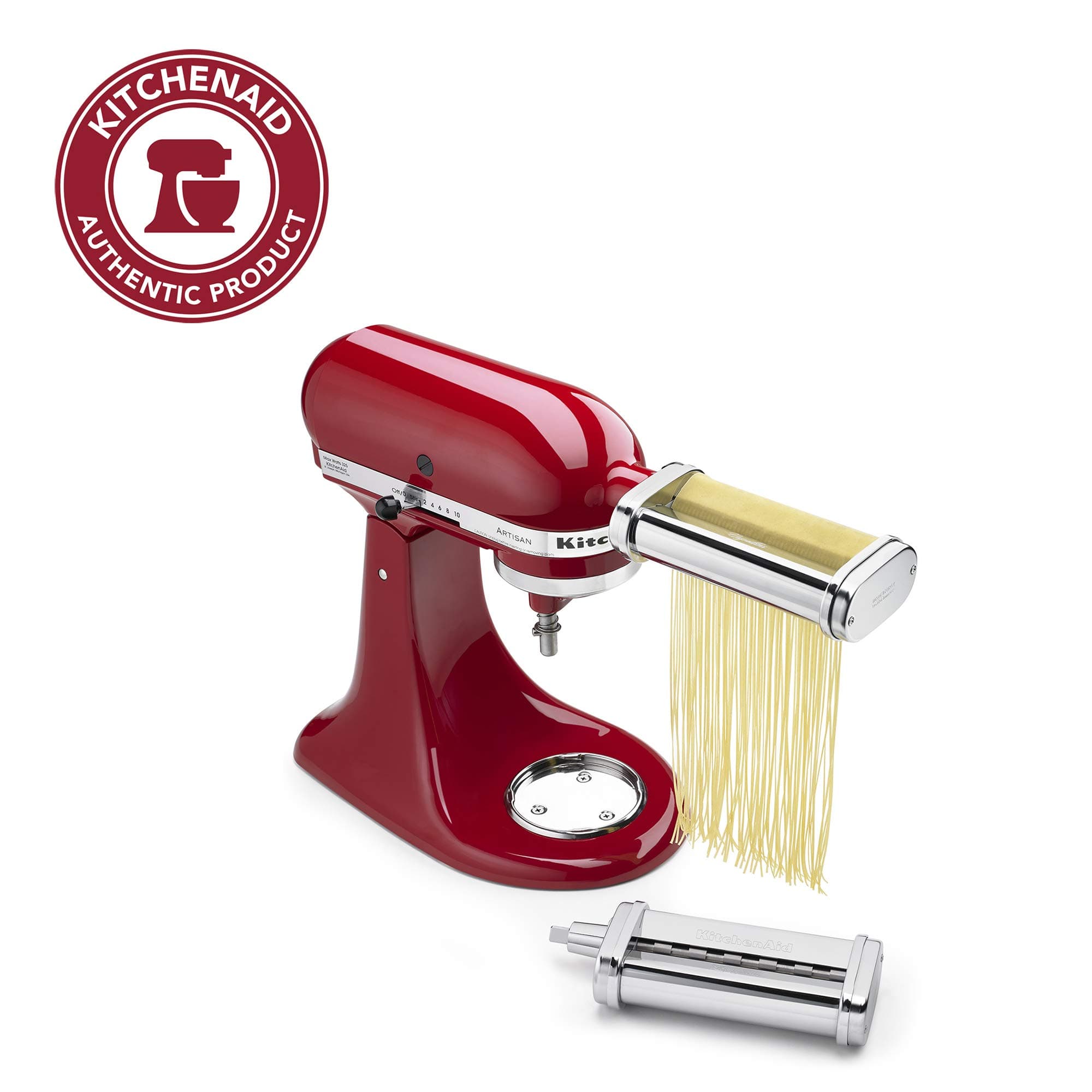 KSMPCA 2 Piece Pasta Cutter Attachment Set, Silver