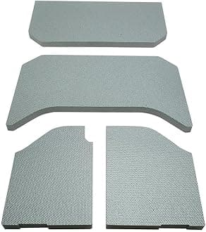 Design Engineering 050133 Boom Mat Grey Sound Deadening Headliner Compatible with 4-Door Jeep Wrangler (2007-2010)