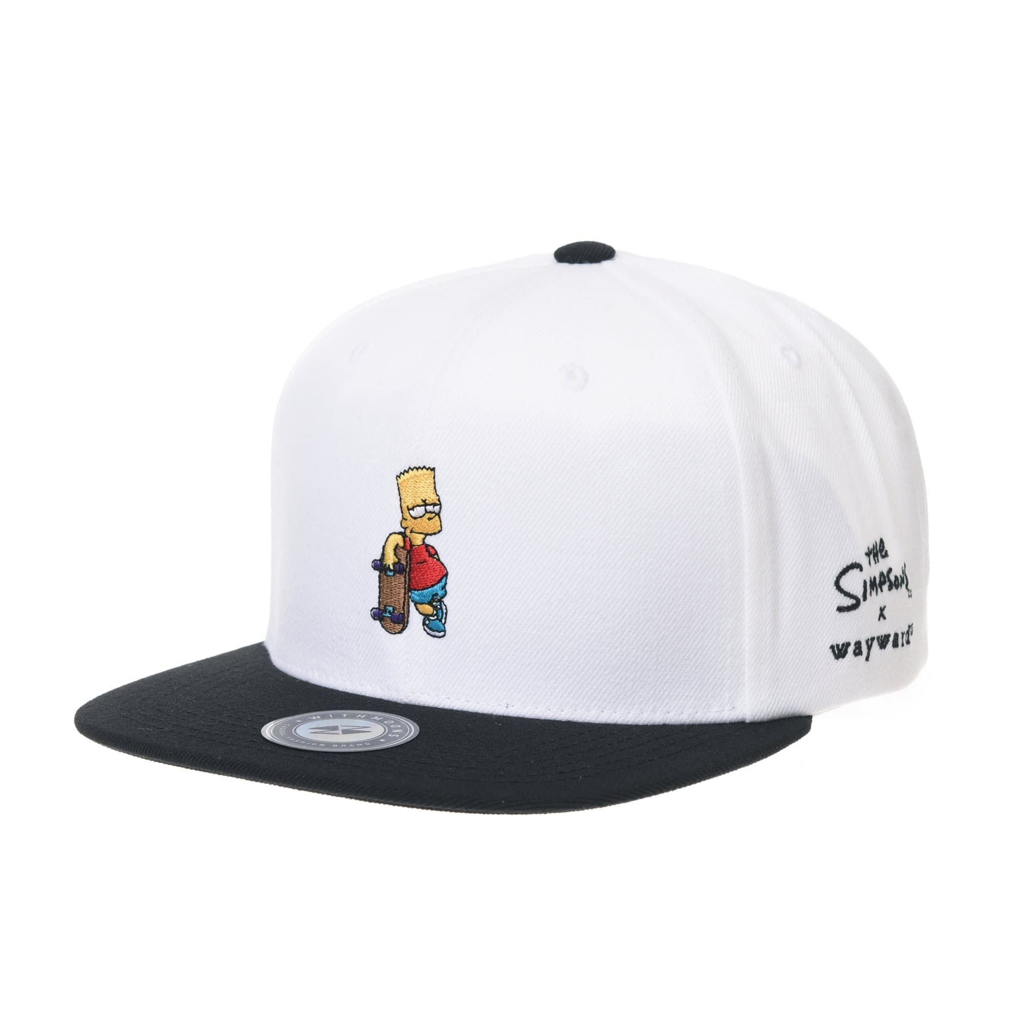 WITHMOONS The Simpsons Baseball Cap Bart Simpson Skateboard Snapback Hat HL2964