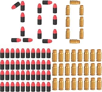 Dress-Up Accessories Glock Soft Bullet Toy Gun - with Magazine and Bullets silencer, Children's Gift, Shooting Games Education Gun Toy for 14+ Kids Boys (Bullets)