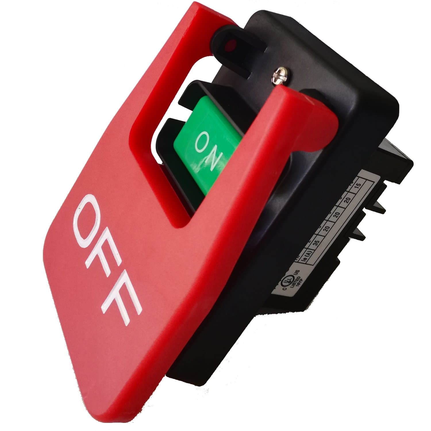 Industrial On Off Push Button Switch Start Stop Pushbutton Switches Large Paddle Switch for Beach Table Saw 20A-35A HY 56,220V Single Phase 380V Three Phase (380V)