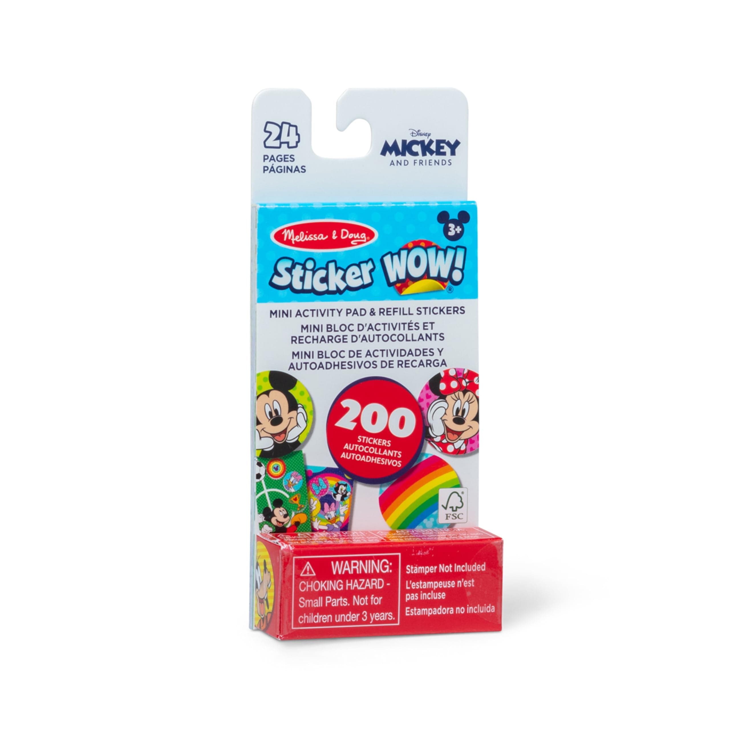 Melissa & Doug Sticker Wow! Mini Activity Pad with Refill Stickers - Disney