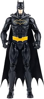 BATMAN | 30cm Scale Batman Figure with Original Black Decorations and Armor, Cape and 11 Points of Articulation - Toys for Boys and Girls from 3 Years