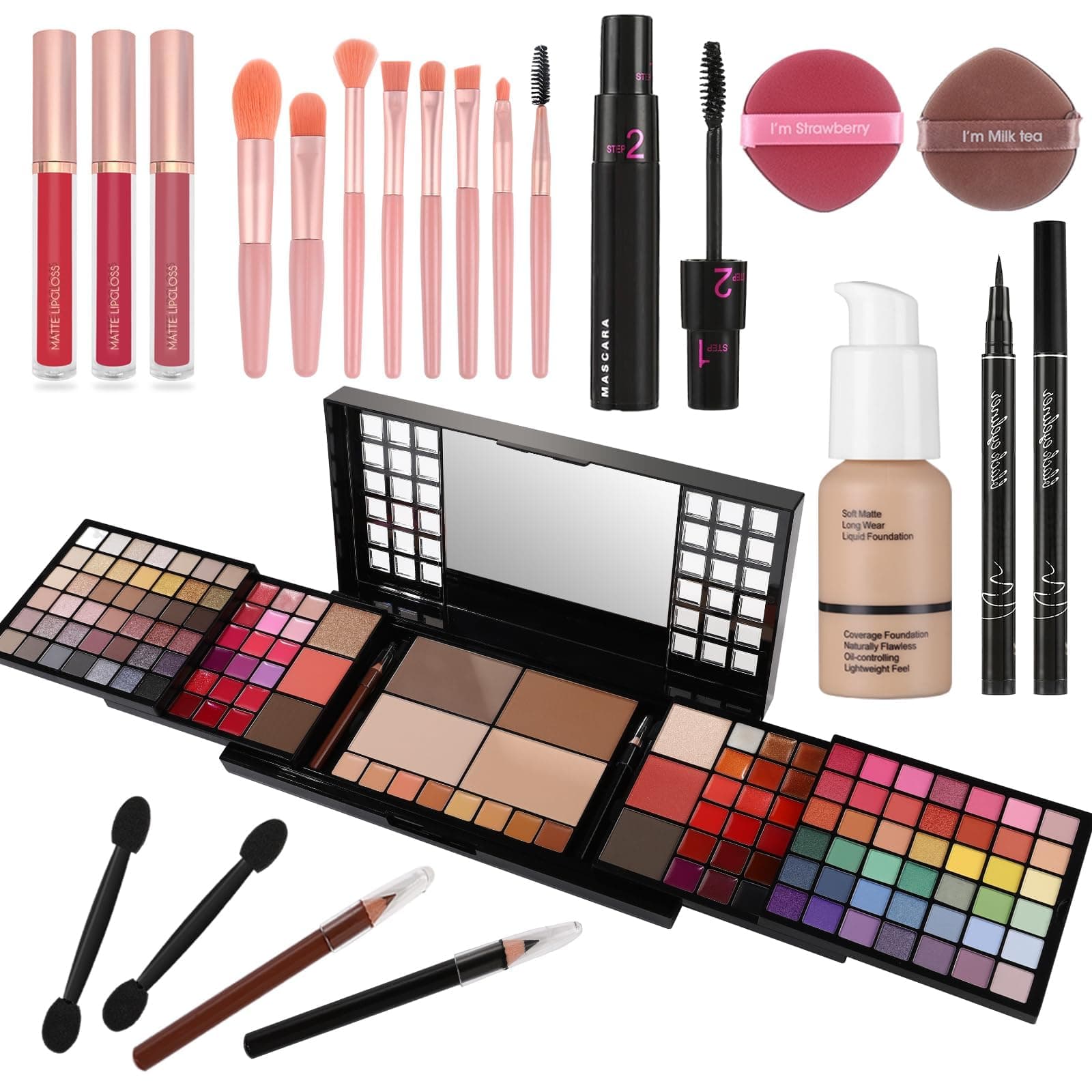 CHARMCODE Full Makeup Kit, Makeup Sets for Women Full Kit, All in One Make Up...