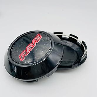 4pcs Rays Volk Racing Wheel Center Caps OD 76MM/2.99" ID 72MM/2.83" for CB 73.1MM Wheels (Color-C)