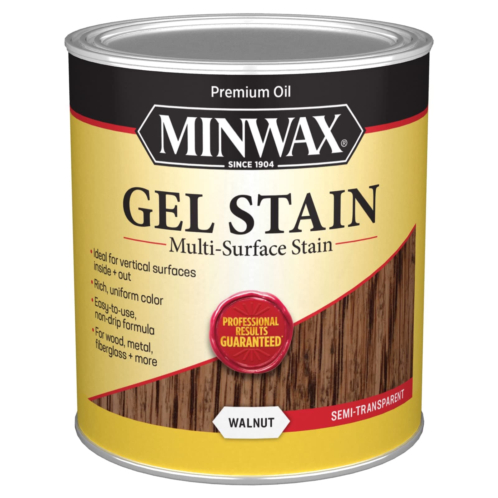 66060000 Gel Stain, quart, Walnut