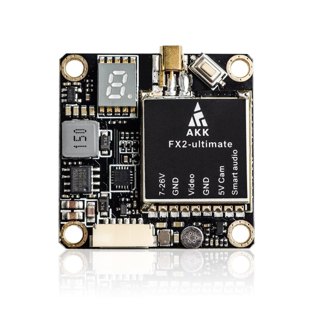 FX2-ultimate US Version 5.8GHz VTX with MMCX Support OSD Configuring via Betaflight Flight Control Board Long Range FPV Transmitter