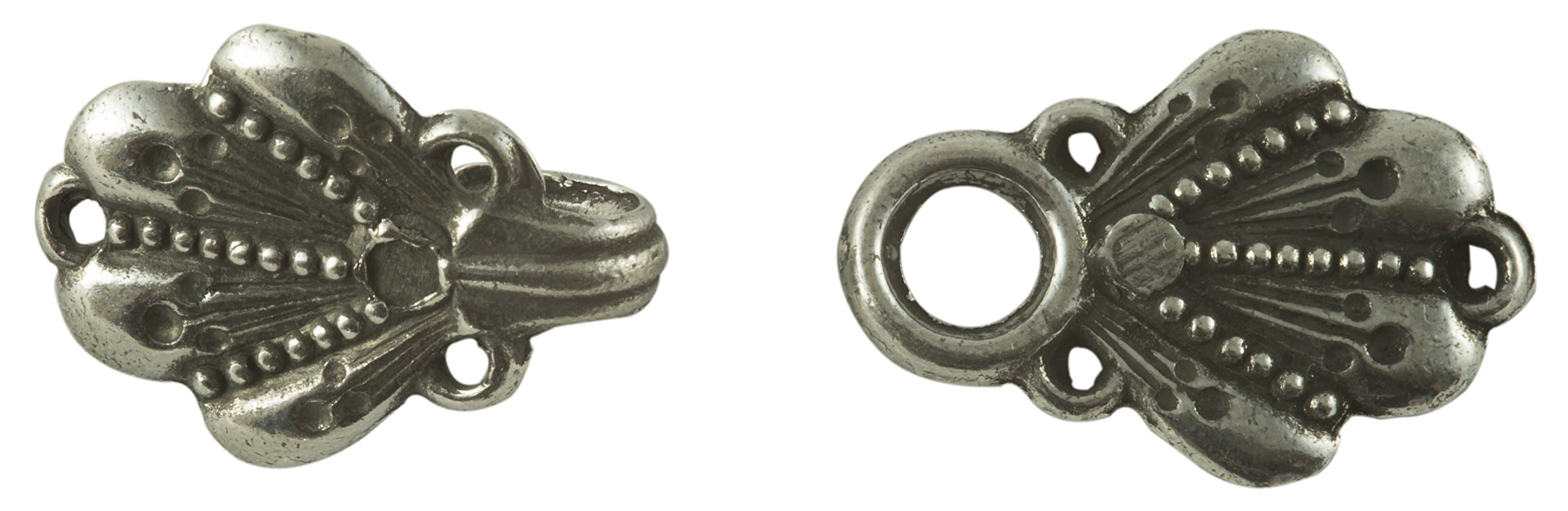 Pewter Gry Cloak or Cape Clasp