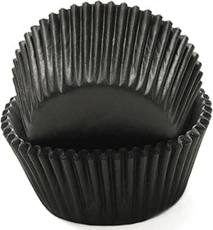 Chef Craft Black Baking Cups, 50 Count (21867)