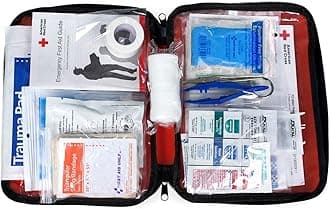 American Red Cross 9165-RC First Aid Only Be Red Cross Ready First Aid Kit, 73 Pieces
