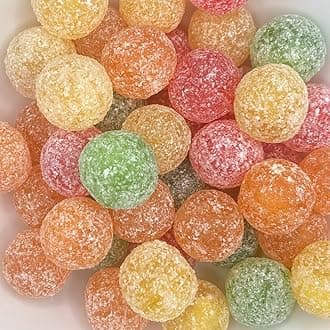 – Barnetts - Mega Sour Candy Fruits 200g - Trendy Sweet Bags - Traditionally Handmade Sweets - Sour Coating Lasts 20 Seconds - Candies for Party Bag, Gift Hamper, or Hamper Box