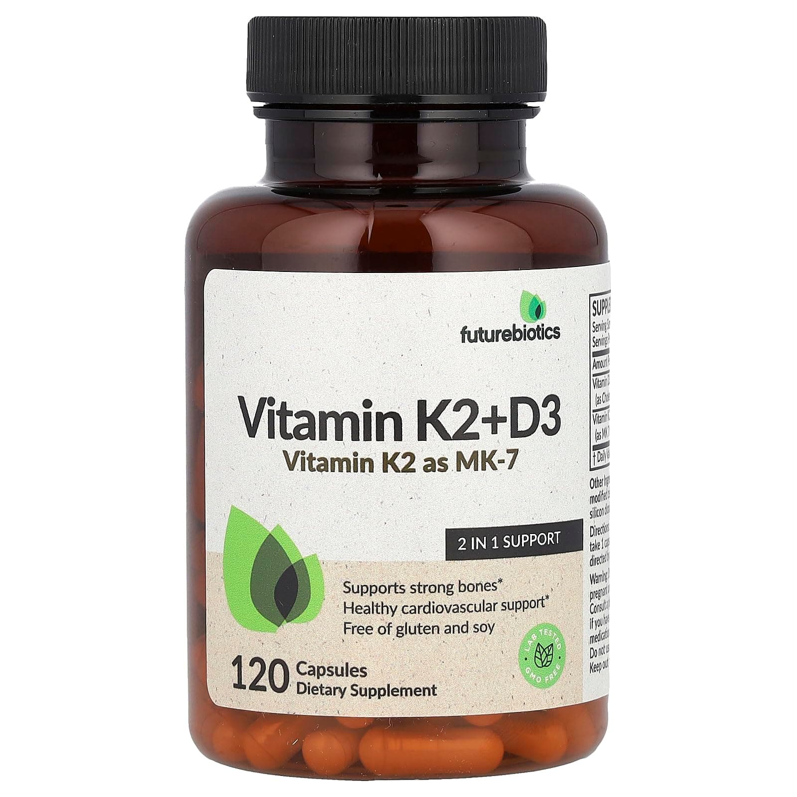 Vitamin K2 + D3, 120 Capsules