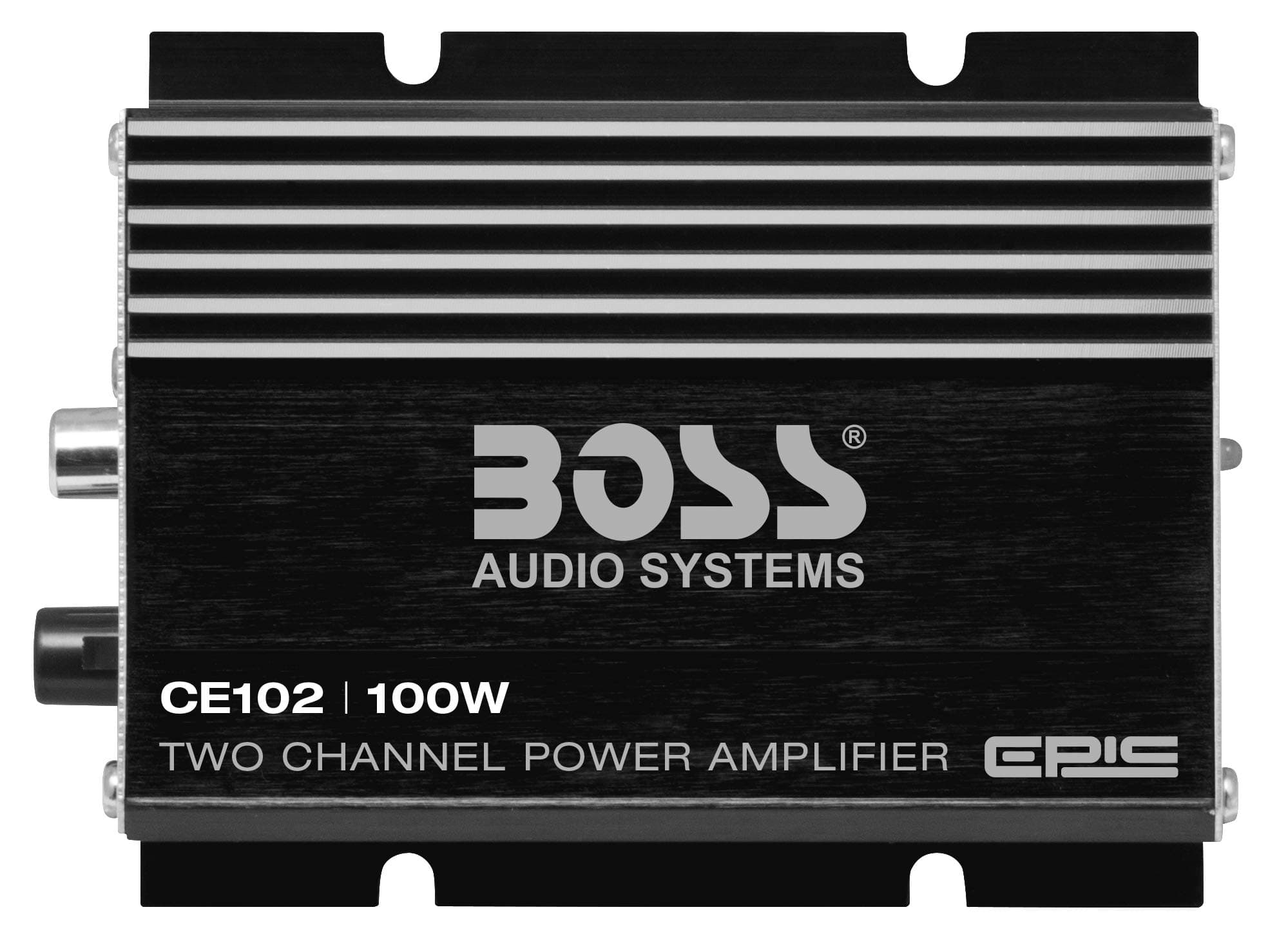BOSS Audio CE102 Chaos Epic 100-watts Full Range Class A/B 2 Channel 4 Ohm Stable Amplifier AD