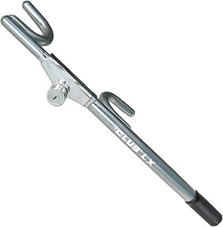 The Club 1103 LX Series Steering Wheel Lock, Silver
