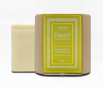 Neev Herbal Handmade Soaps Lemongrass -Fresh, Earthy and Lemony (75 g)