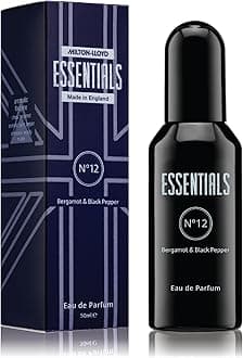 ESSENTIALS No 12 Perfume for Men. 50ml Eau de Parfum Men, Luxury Fragrance - Mens Aftershave, Long Lasting Fragrance by Milton-Lloyd